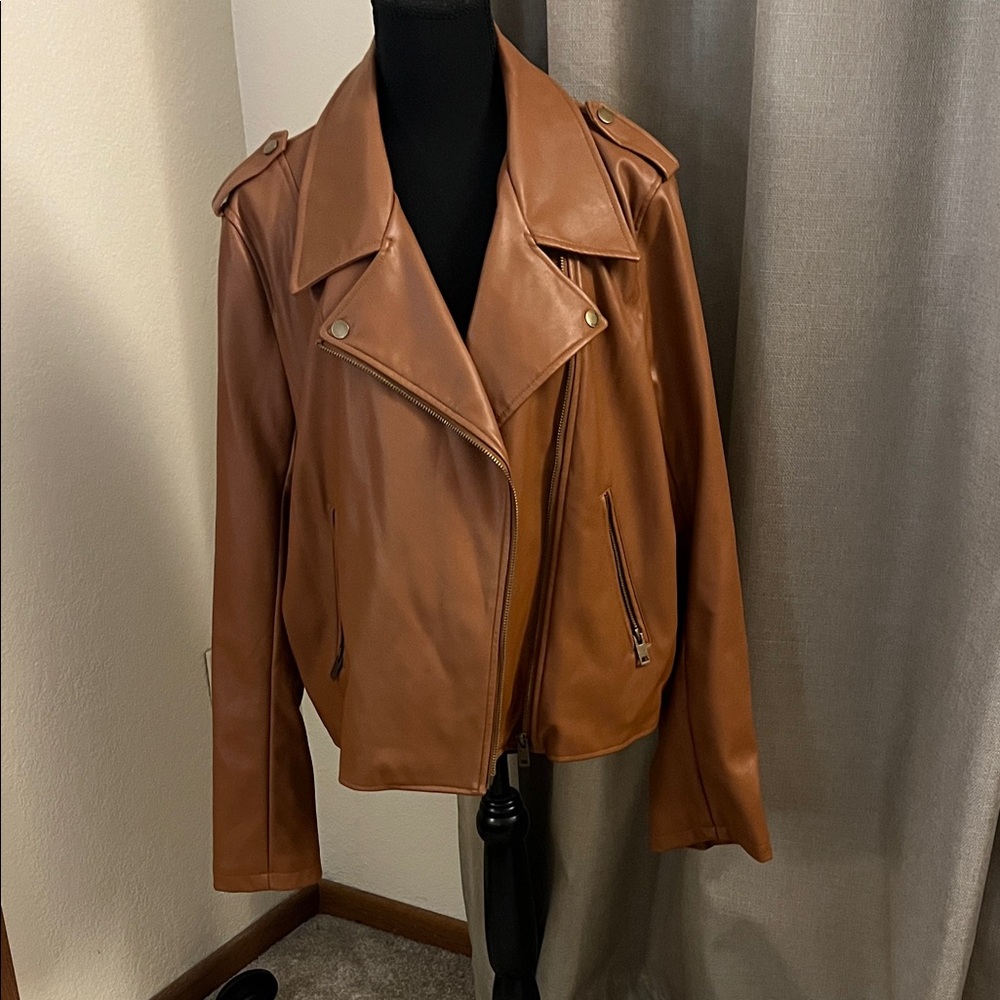 Women's Brown Leather Jacket